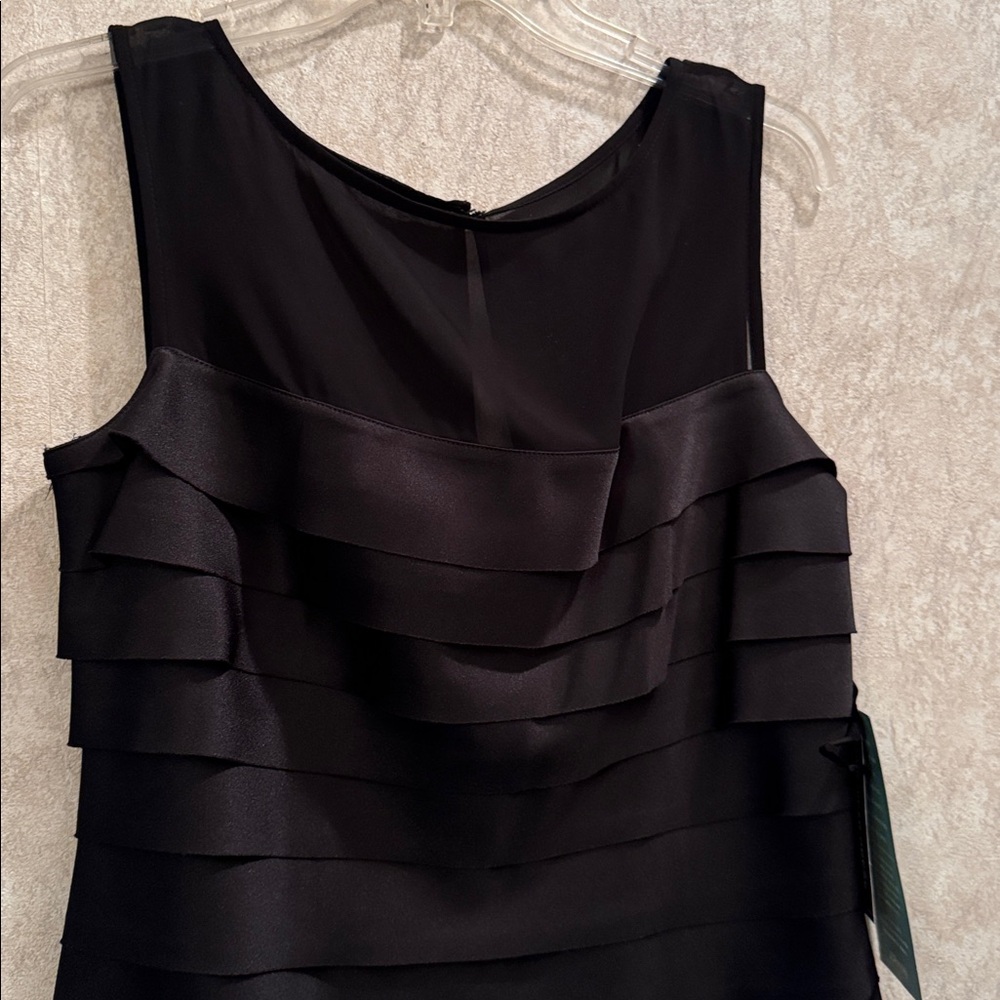 NWT JCPenney Black Layered Dresss - Picture 3 of 16